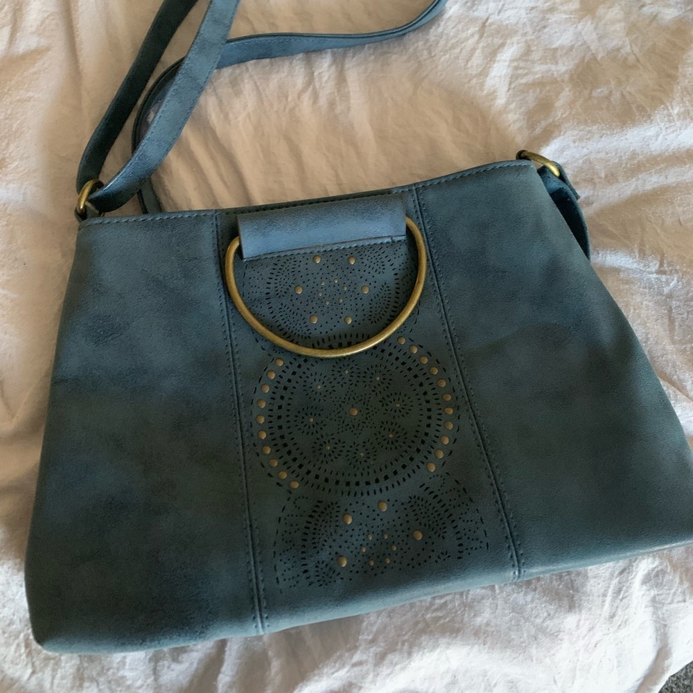 Blue Shoulder Bag